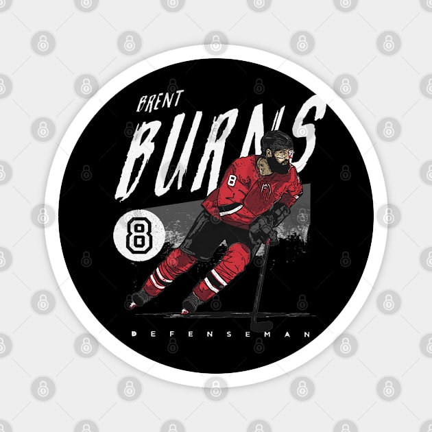 Brent Burns Carolina Grunge Magnet by lavonneroberson